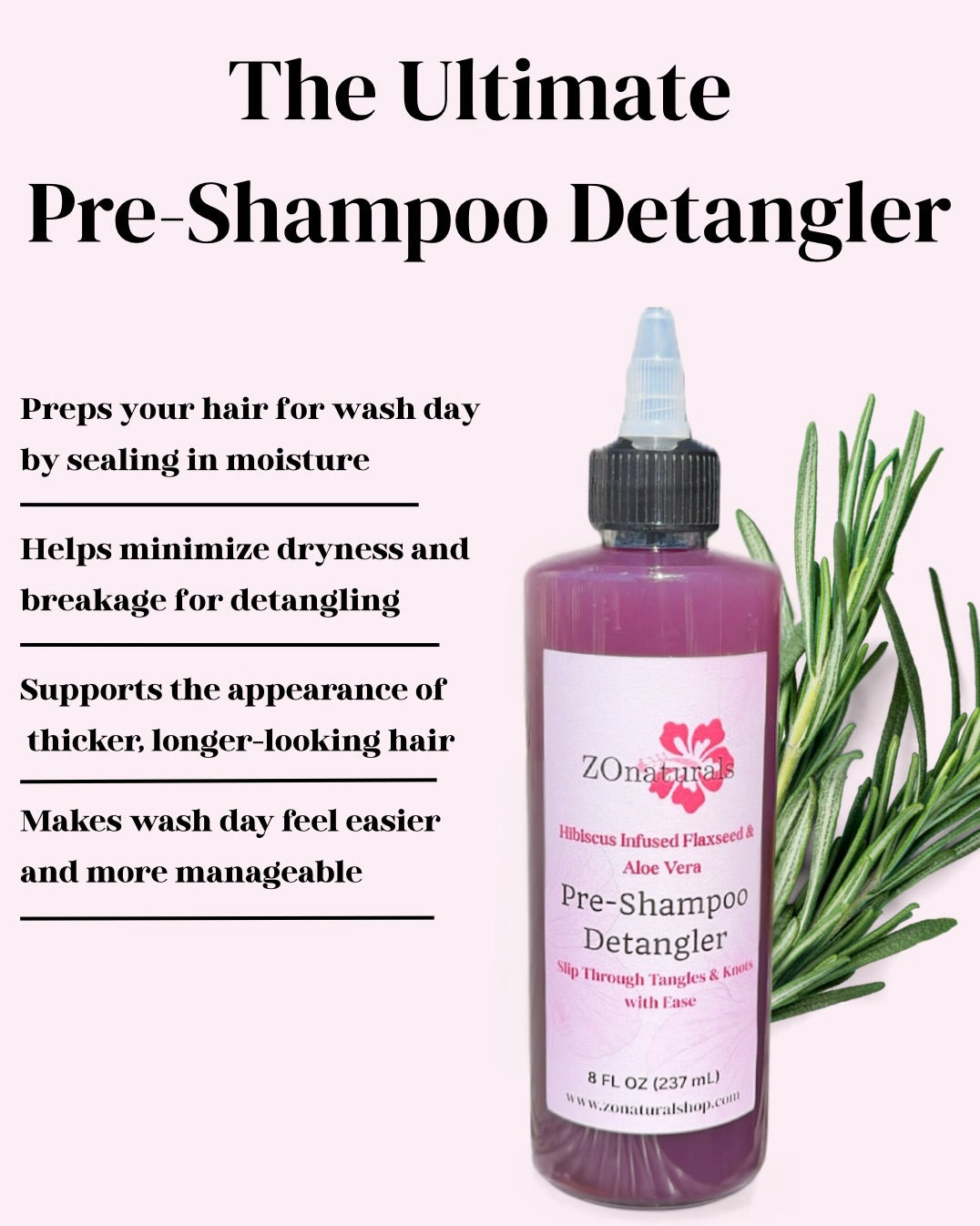 Pre-Shampoo Detangler 8OZ