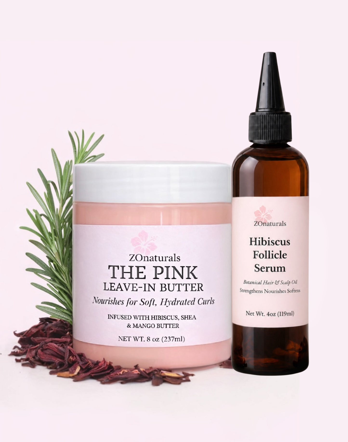 HIBISCUS HAIR GROWTH BUNDLE w/ 4OZ OIL
