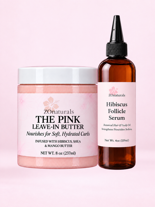 HIBISCUS HAIR GROWTH BUNDLE w/ 4OZ OIL