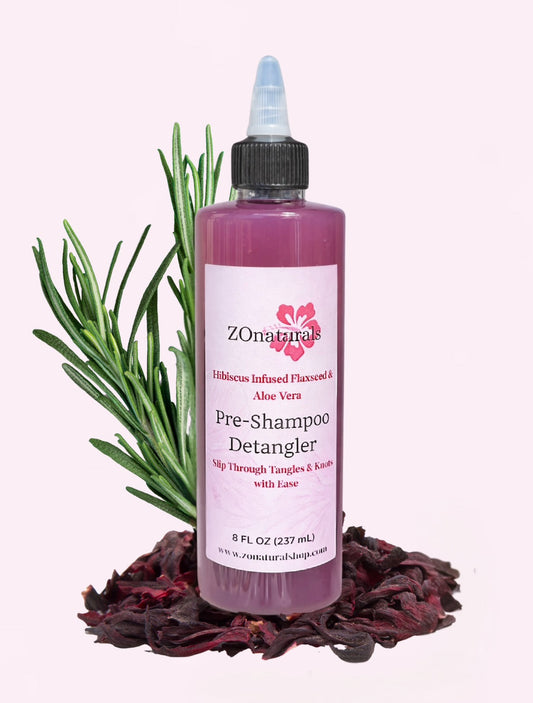 Flaxseed & Aloe Vera Pre-Shampoo Detangler 8OZ