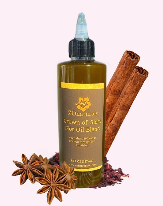 Crown of Glory Hot Oil Blend 8OZ
